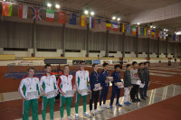 Men foil team medallists